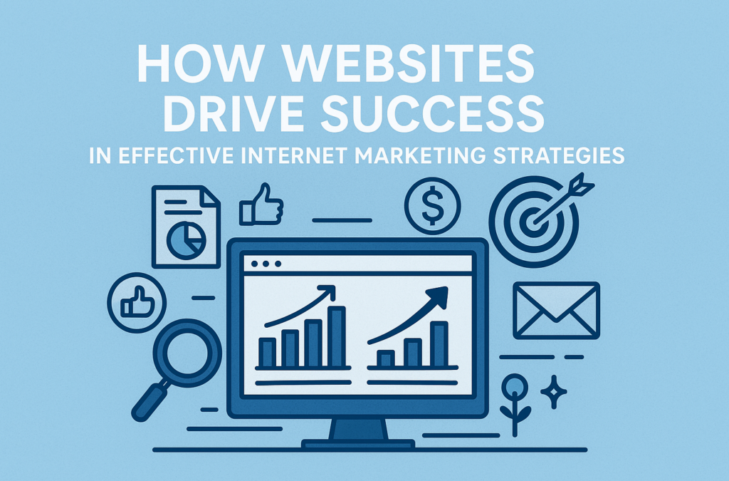 Websites as key drivers of success in effective internet marketing strategies for businesses.