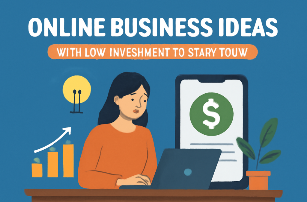 Online Business Ideas With Low Investment To Start Today