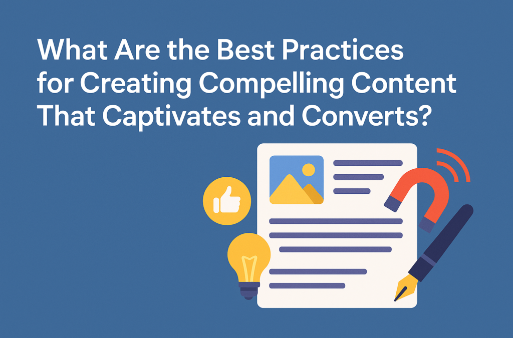 Best practices for creating compelling content that captivates and converts readers effectively.