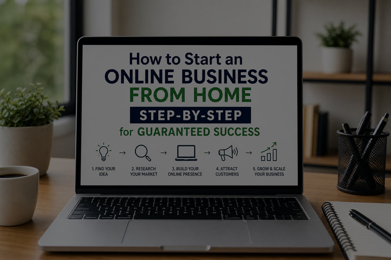 How to Start an Online Business From Home Step-by-Step for Guaranteed Success