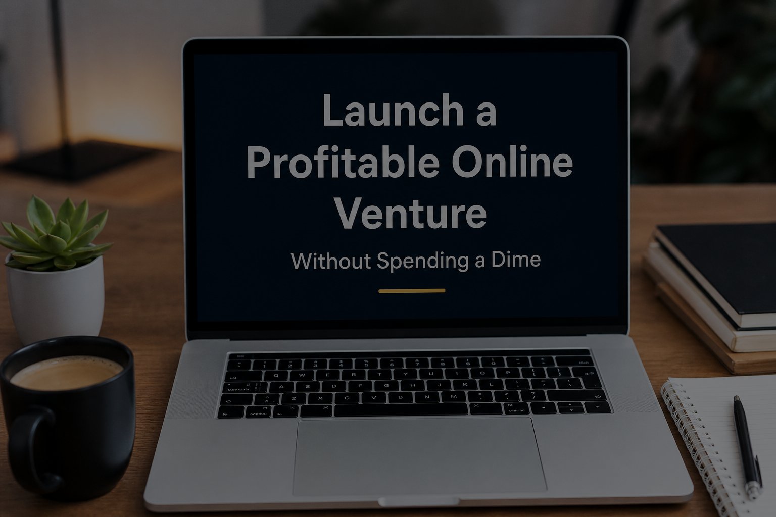 Launch a Profitable Online Venture Without Spending a Dime