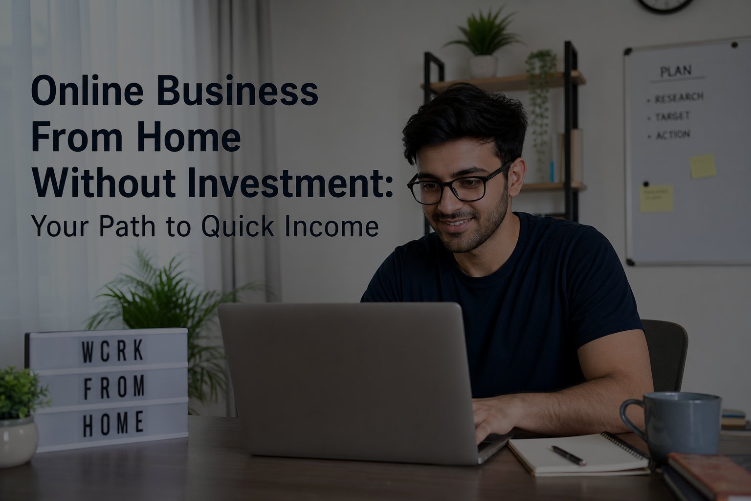 Online Business From Home Without Investment: Your Path to Quick Income