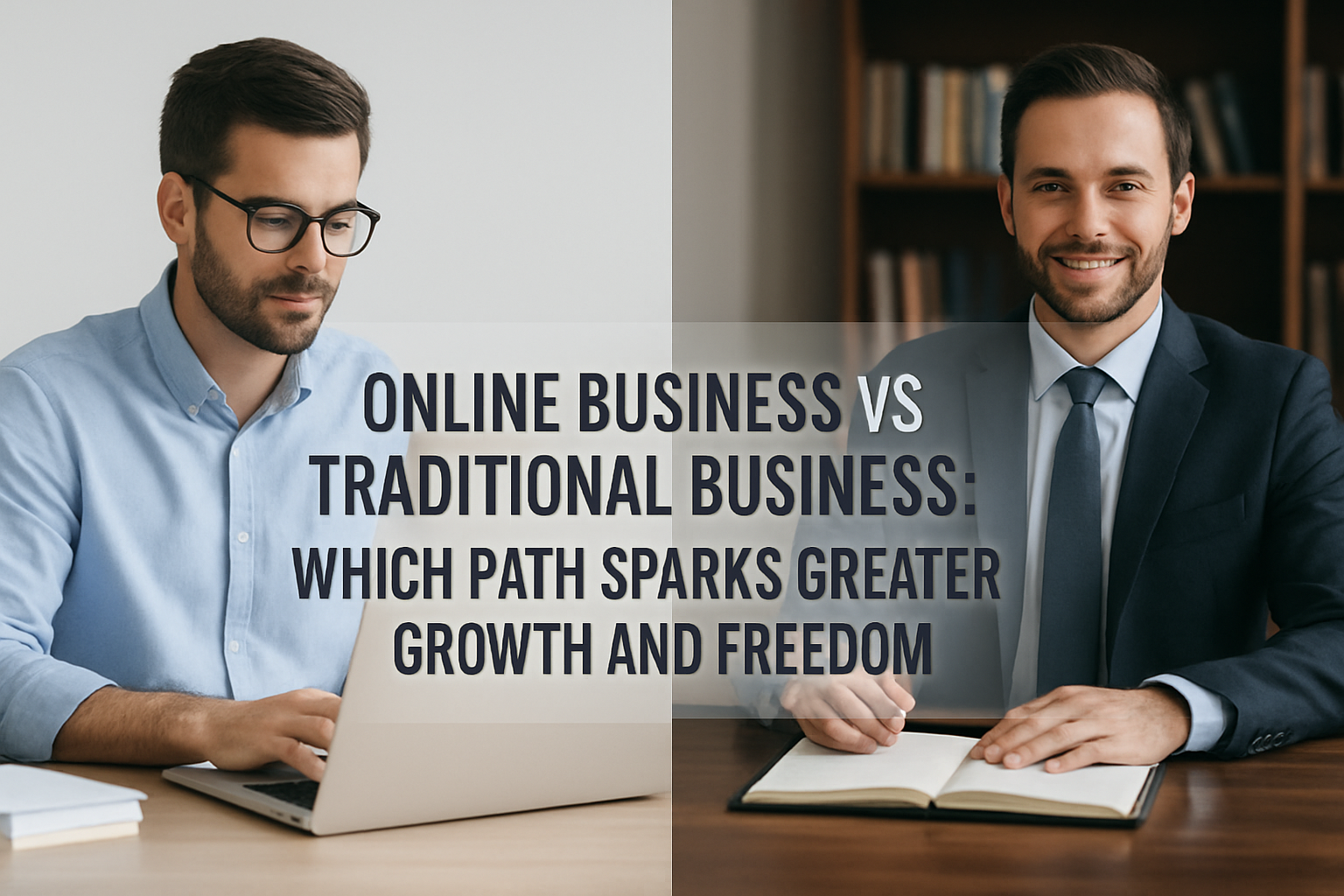 online business vs traditional business