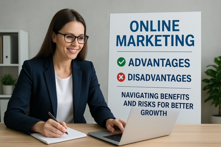online marketing advantages and disadvantages