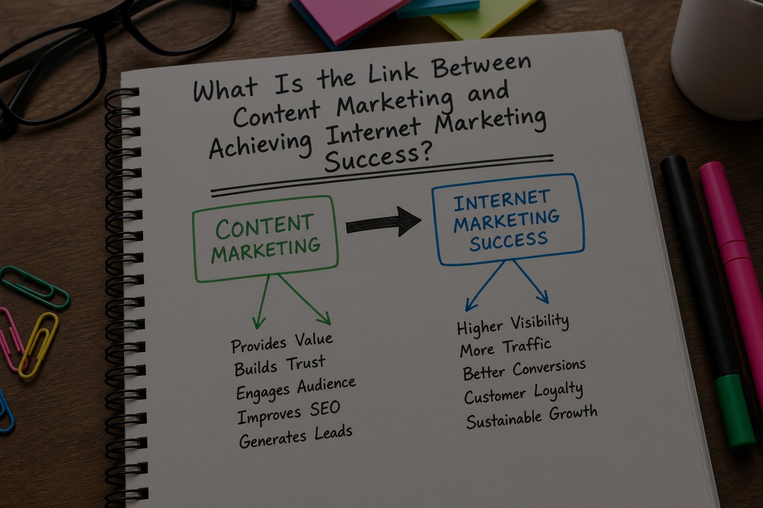 What Is the Link Between Content Marketing and Achieving Internet Marketing Success?